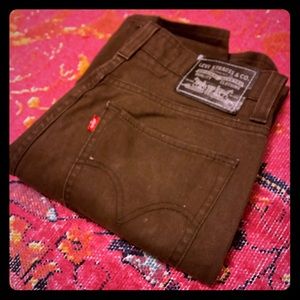 Levi’s 510 Super Skinny Men’s Jeans, Brown NWOT